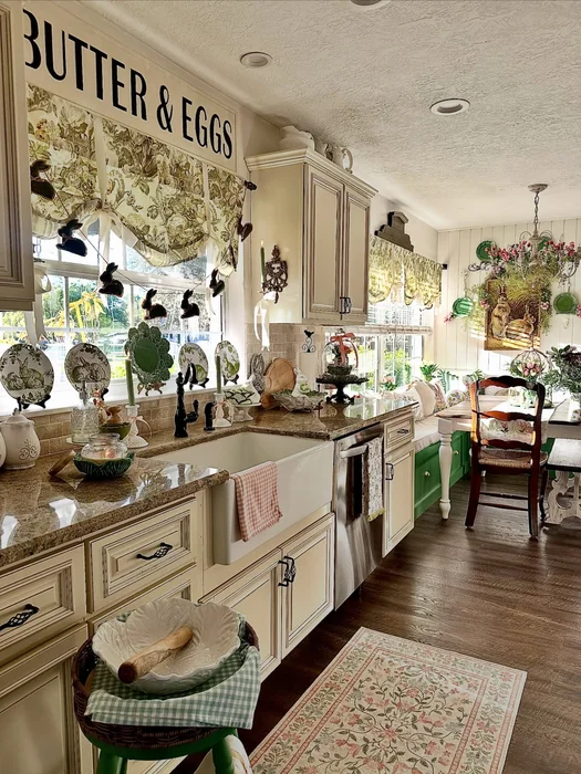 Farmhouse Easter Kitchen Decor