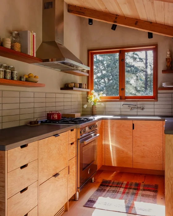 Rustic Cabin Kitchen Window